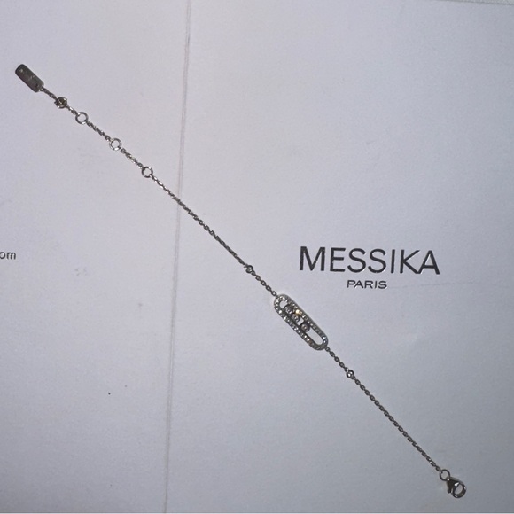Messika Gold Bracelet with Diamond Accents - Picture 12 of 13